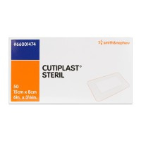 Cutiplast Steril 15cm x 8cm : Pansements stériles (boîte de 50 unités)